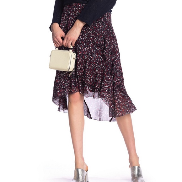 NWT Joie 100% Silk Ruffled Skirt | Elegant & Flowy for Parties & Special Events - Picture 2 of 8